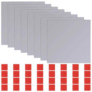 vidaXL &Kappa;&alpha;&theta;&rho;έ&phi;&tau;&epsilon;&sigmaf; 8 &tau;&mu;&chi;. &Alpha;&sigma;&eta;&mu;ί 20,5 x 20,5 x 0,4 &epsilon;&kappa;.