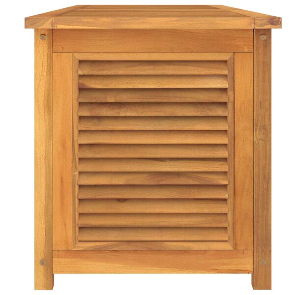 vidaXL Μπαούλο Αποθήκευσης Κήπου με Τσάντα 175x50x55εκ Μασίφ Ξύλο Teak