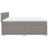 vidaXL &Kappa;&rho;&epsilon;&beta;ά&tau;&iota; Boxspring &mu;&epsilon; &Sigma;&tau;&rho;ώ&mu;&alpha; Taupe 200x200 &epsilon;&kappa;. &Upsilon;&phi;&alpha;&sigma;&mu;ά&tau;&iota;&nu;&omicron;