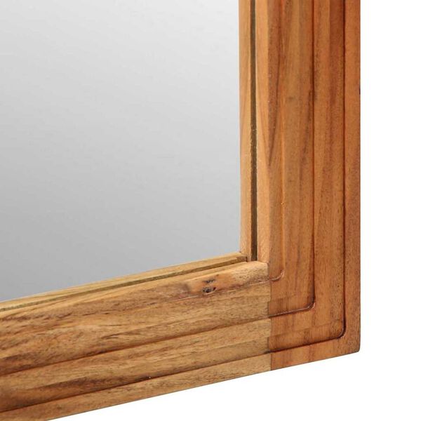 vidaXL Καθρέφτης Μπάνιου καφέ 50 x 70 x 3 εκ Μασίφ ξύλο ακακίας