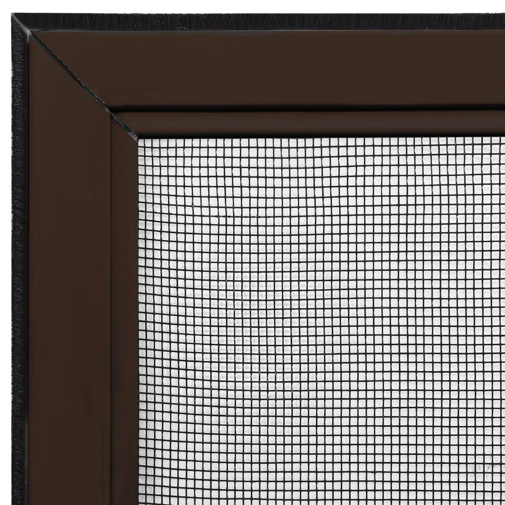 vidaXL Σήτα Παραθύρου Επεκτεινόμενη Καφέ (75-143)x50 εκ.