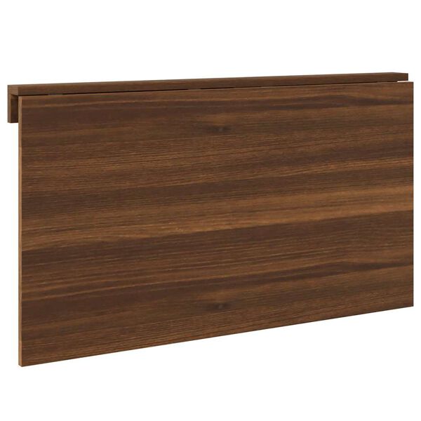 vidaXL Τραπέζι Τοίχου Πτυσσόμενο Καφέ Δρυς 100x60x56 εκ. Επεξ. Ξύλο