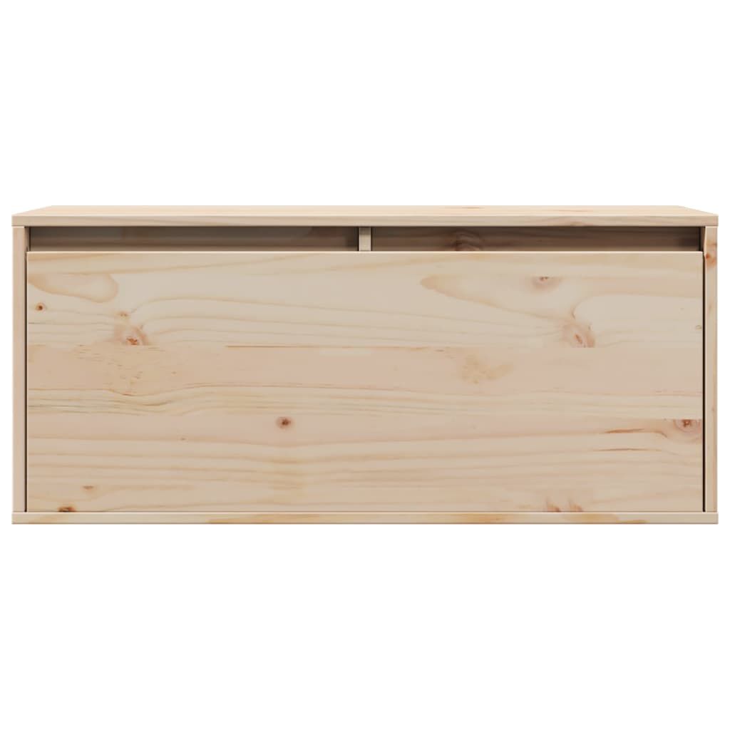 vidaXL Ντουλάπι Τοίχου 80 x 30 x 35 εκ. από Μασίφ Ξύλο Πεύκου