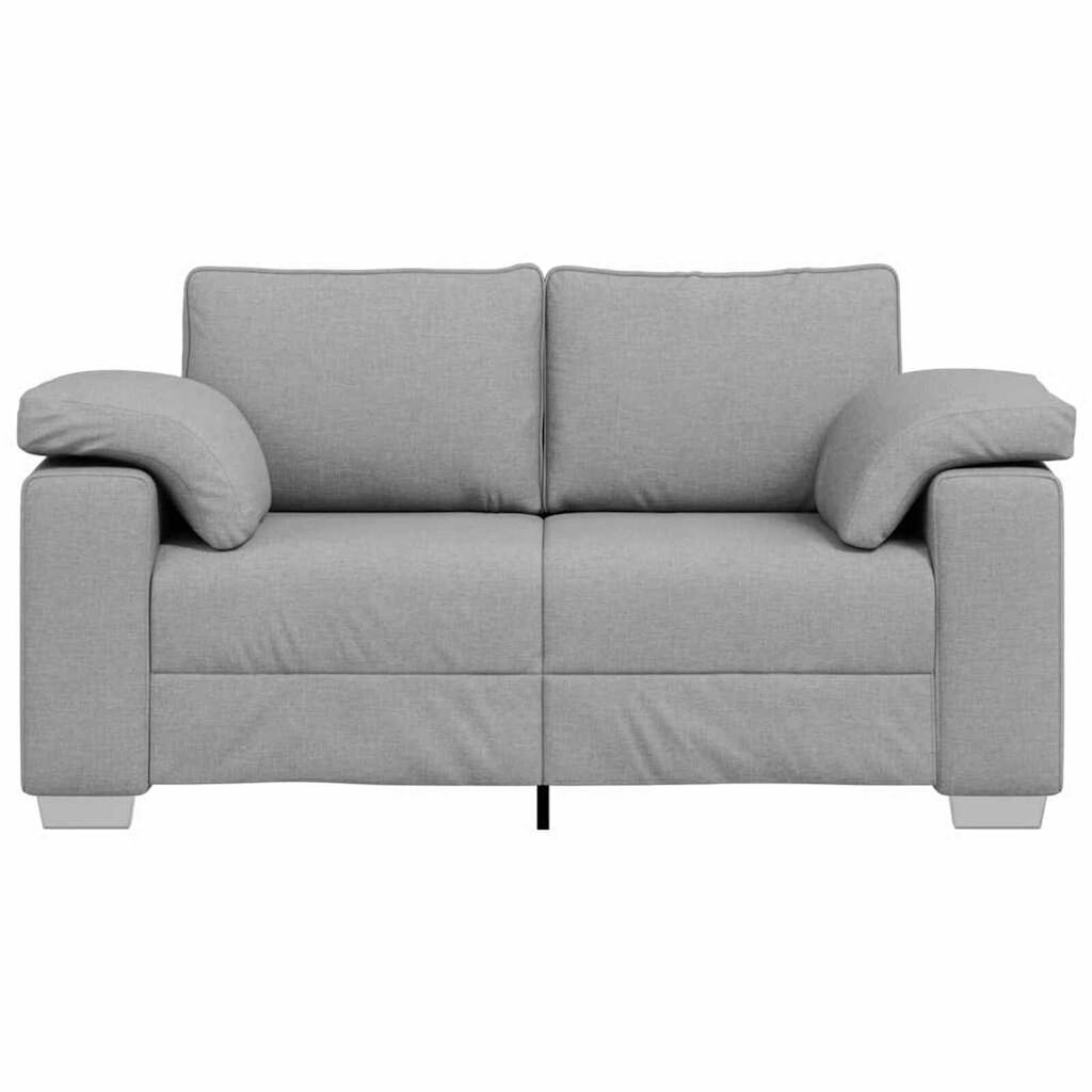 vidaXL Καναπές με μαξιλάρι Σκούρο γκρι 160 x 77 x 82 εκ ύφασμα
