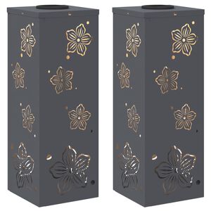 vidaXL &Eta;&lambda;&iota;&alpha;&kappa;ό LED &Phi;&omega;&sigmaf; &Delta;&rho;ό&mu;&omicron;&upsilon; 2 pcs &Alpha;&nu;&theta;&rho;&alpha;&kappa;ί &Kappa;&rho;ύ&omicron; &Rho;&omicron;&lambda;&alpha;&rho;&iota;&sigma;&mu;έ&nu;&omicron; &Chi;ά&lambda;&upsilon;&beta;&alpha;