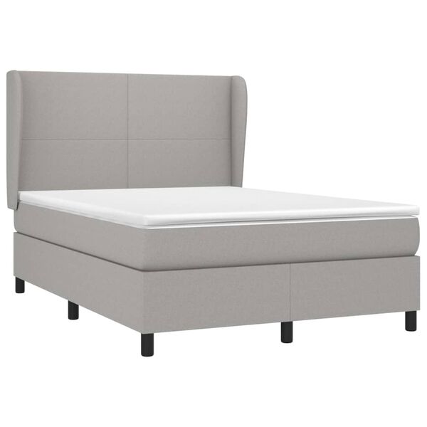vidaXL &Kappa;&rho;&epsilon;&beta;ά&tau;&iota; Boxspring &mu;&epsilon; &Sigma;&tau;&rho;ώ&mu;&alpha; &Alpha;&nu;&omicron;&iota;&chi;&tau;ό &Gamma;&kappa;&rho;&iota; 140x200 &epsilon;&kappa;. &Upsilon;&phi;&alpha;&sigma;&mu;ά&tau;&iota;&nu;&omicron;
