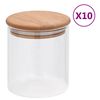vidaXL &Beta;ά&zeta;&alpha; 10 &tau;&epsilon;&mu;. 600 ml &Gamma;&upsilon;ά&lambda;&iota;&nu;&alpha; &mu;&epsilon; &Kappa;&alpha;&pi;ά&kappa;&iota; &alpha;&pi;ό &Mu;&pi;&alpha;&mu;&pi;&omicron;ύ