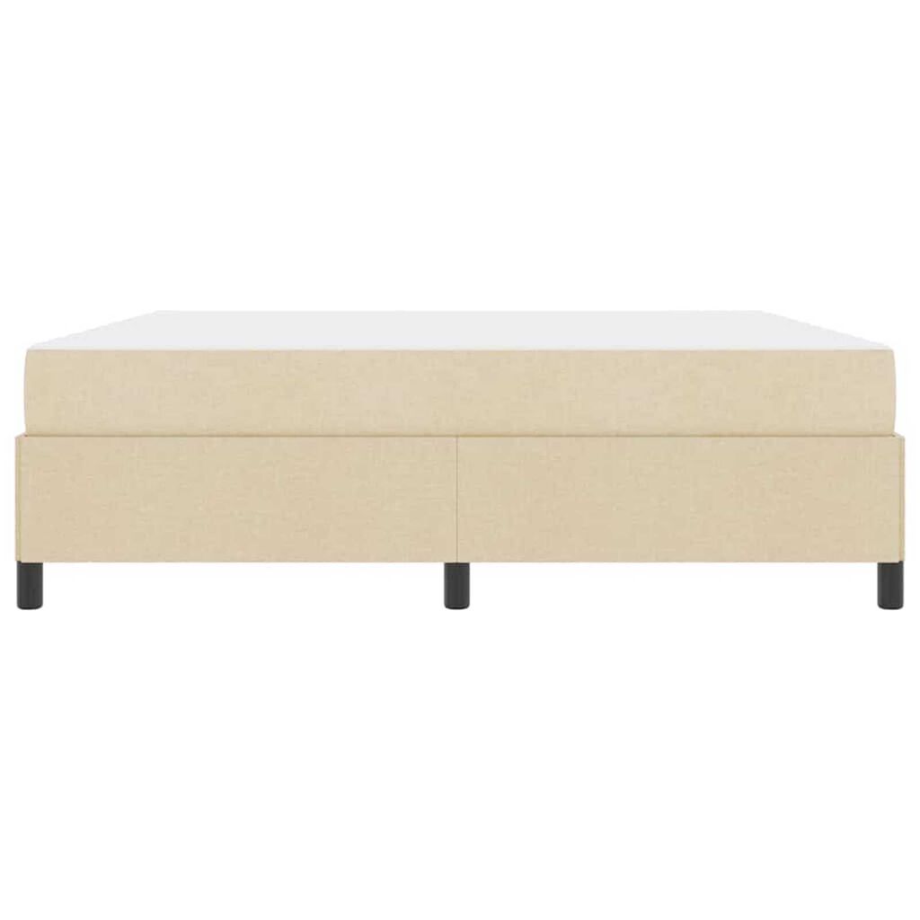 vidaXL Κρεβάτι με ελατήρια Κρέμα 180 x 200 cm