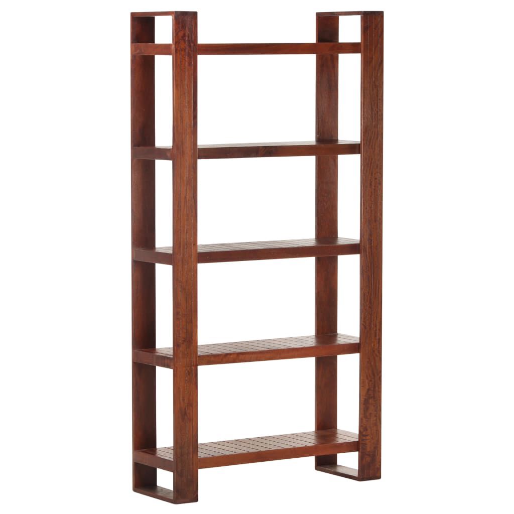 vidaXL Βιβλιοθήκη Καφέ Μελί 85 x 30 x 166 εκ. από Μασίφ Ξύλο Ακακίας