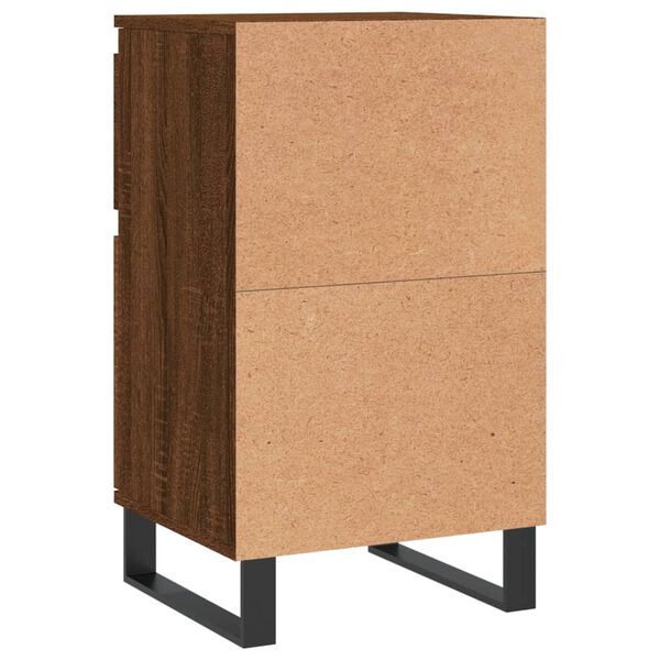 vidaXL Ντουλάπια 2 τεμ. Καφέ Δρυς 40x35x70 εκ. από Επεξεργασμένο Ξύλο