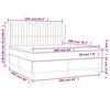 vidaXL &Kappa;&rho;&epsilon;&beta;ά&tau;&iota; Boxspring &mu;&epsilon; &Sigma;&tau;&rho;ώ&mu;&alpha; &Sigma;&kappa;&omicron;ύ&rho;&omicron; &Pi;&rho;ά&sigma;&iota;&nu;&omicron; 160x200&epsilon;&kappa;. &Beta;&epsilon;&lambda;&omicron;ύ&delta;&iota;&nu;&omicron;
