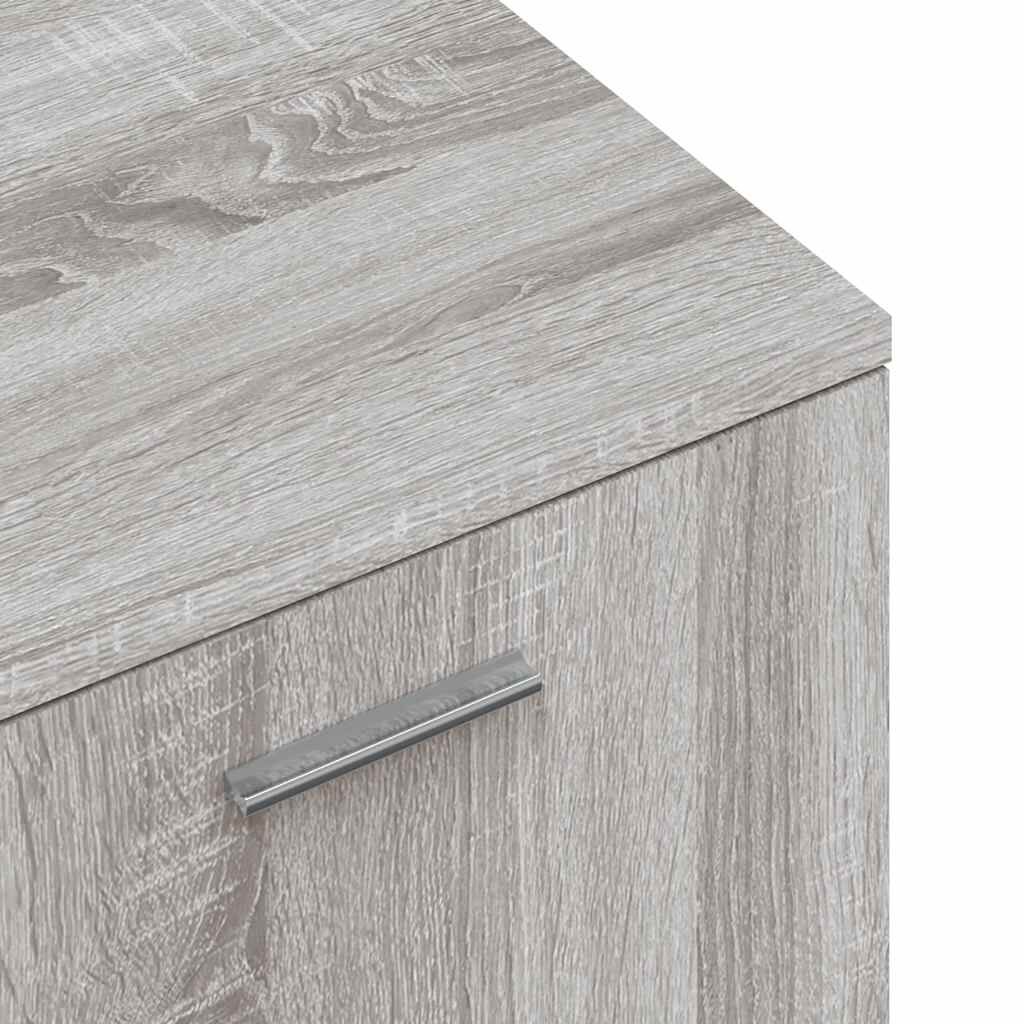 vidaXL Έπιπλο Τηλεόρασης Γκρι Sonoma 120 x 34 x 37 εκ. από Επεξ. Ξύλο