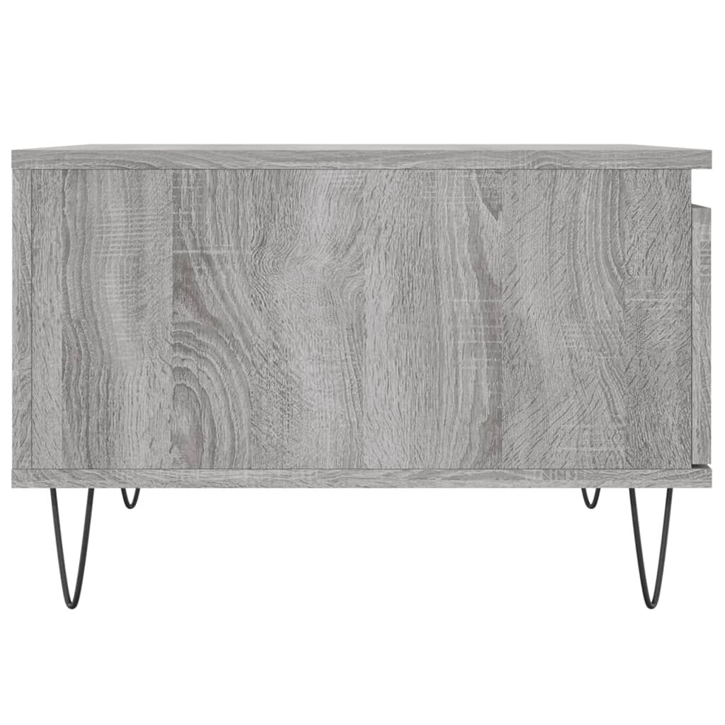 vidaXL Τραπεζάκι Σαλονιού Γκρι Sonoma 55x55x36,5εκ. Επεξεργασμένο Ξύλο