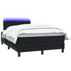 vidaXL &Kappa;&rho;&epsilon;&beta;ά&tau;&iota; Boxspring &mu;&epsilon; &Sigma;&tau;&rho;ώ&mu;&alpha; & LED &Mu;&alpha;ύ&rho;&omicron; 120x210 &epsilon;&kappa;. &Beta;&epsilon;&lambda;&omicron;ύ&delta;&iota;&nu;&omicron;