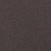 vidaXL Κρεβάτι Boxspring με Στρώμα Σκούρο Καφέ 120x200 εκ. Υφασμάτινο