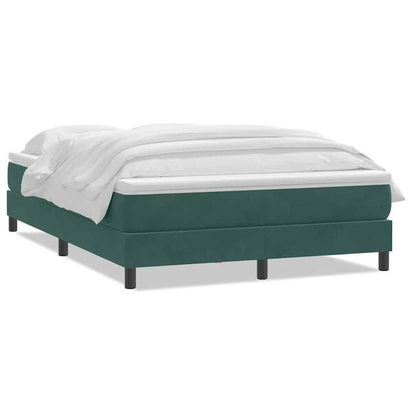 vidaXL &Kappa;&rho;&epsilon;&beta;ά&tau;&iota; Boxspring &mu;&epsilon; &Sigma;&tau;&rho;ώ&mu;&alpha; &Sigma;&kappa;&omicron;ύ&rho;&omicron; &Pi;&rho;ά&sigma;&iota;&nu;&omicron; 160x210&epsilon;&kappa;. &Beta;&epsilon;&lambda;&omicron;ύ&delta;&iota;&nu;&omicron;