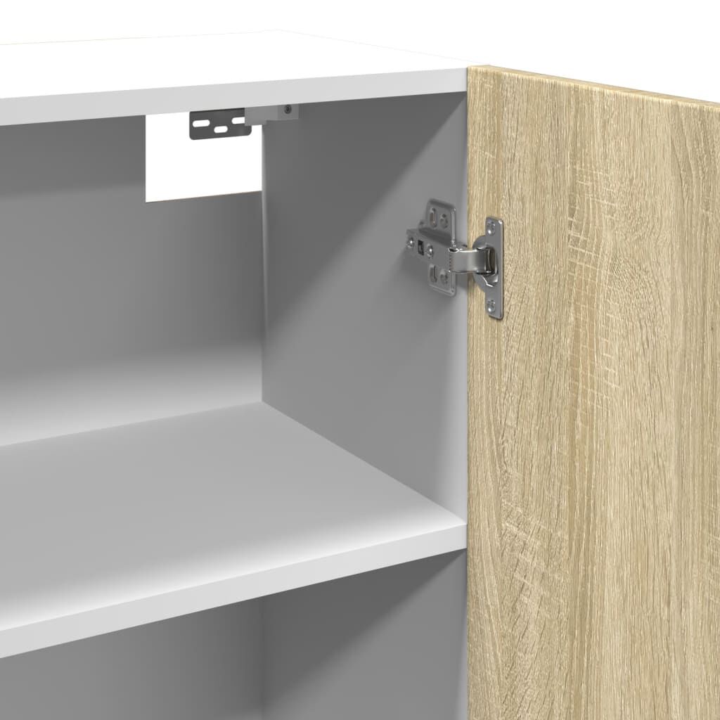 vidaXL Ντουλάπι Κρεμαστό Lyon Sonoma Δρυς 80 x 31 x 60εκ. από