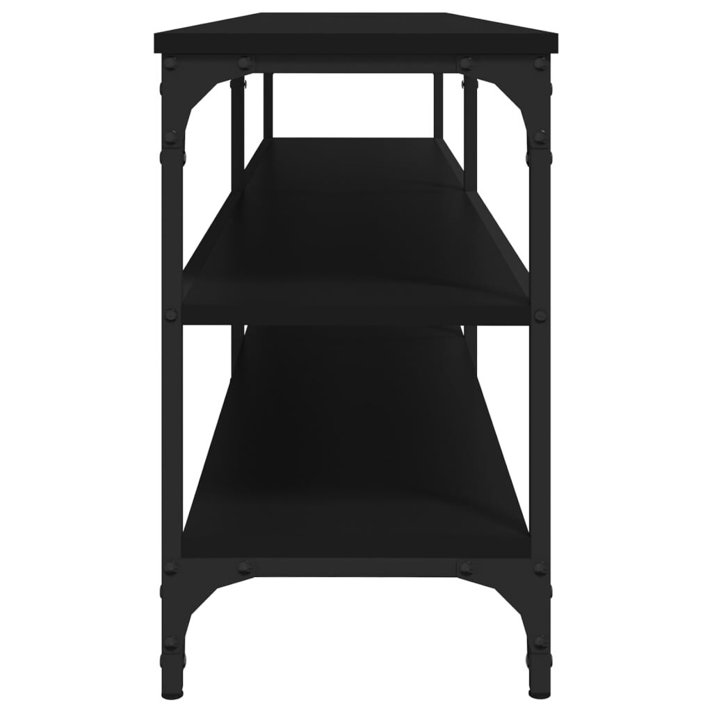 vidaXL Έπιπλο Τηλεόρασης Μαύρο 160x30x50 εκ. από Επεξεργασμένο Ξύλο