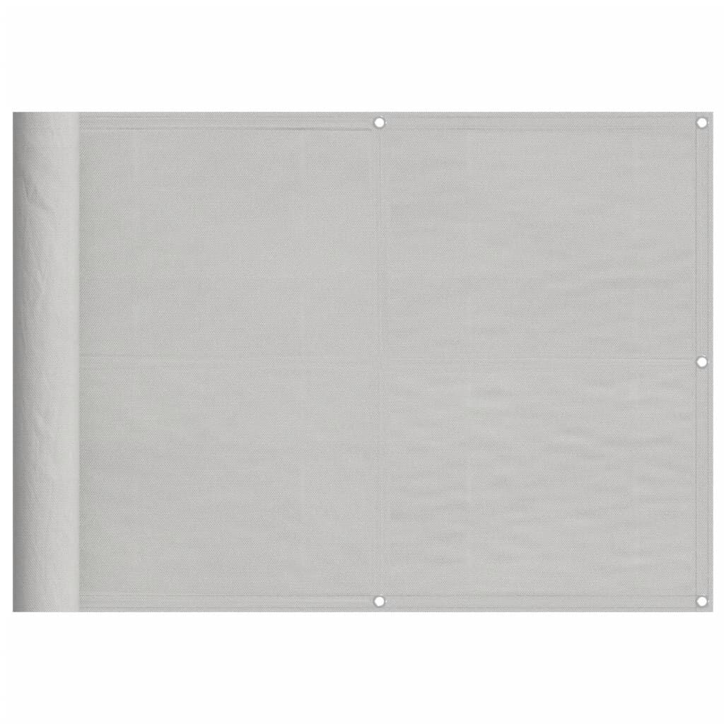 vidaXL Διαχωριστικό Βεράντας Αν.Γκρι 75x1000εκ 100% Πολ. Ύφασμα Oxford