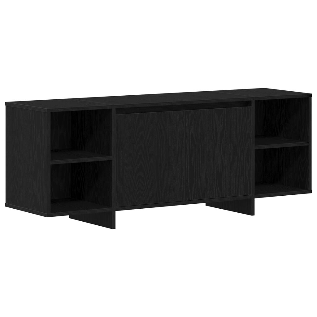 vidaXL Βάση τηλεόρασης - Μαύρη Δρυς - 120x30x40.5 εκ. - Φτιαγμένη από Επεξεργασμένο ξύλο