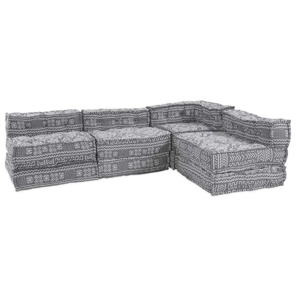 vidaXL Μαξιλάρι 4 pcs Ανοιχτό γκρι 70 x 70 x 54 εκ Πολυεστέρας