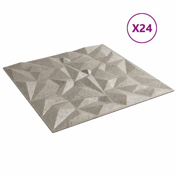 vidaXL &Pi;ά&nu;&epsilon;&lambda; &tau;&omicron;ί&chi;&omicron;&upsilon; 24 pcs &Alpha;&mu;έ&theta;&upsilon;&sigma;&tau;&omicron;&sigmaf; &Mu;&pi;&epsilon;&tau;ό&nu; 50 x 50 cm &Phi;&epsilon;&lambda;&iota;&zeta;ό&lambda; XPS