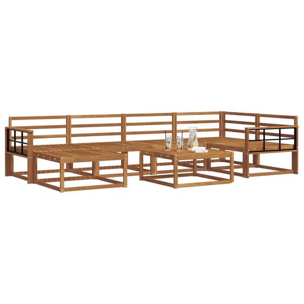 vidaXL &Sigma;&epsilon;&iota;&rho;ά &Kappa;&alpha;&nu;&alpha;&pi;έ &Epsilon;&xi;&omega;&tau;&epsilon;&rho;&iota;&kappa;&omicron;ύ 7 pcs &Phi;&upsilon;&sigma;&iota;&kappa;ό &Sigma;&tau;&epsilon;&rho;&epsilon;ό &Xi;ύ&lambda;&omicron; &Alpha;&kappa;&alpha;&kappa;ί&alpha;&sigmaf;