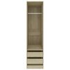 vidaXL Ντουλάπα με Συρτάρια Sonoma Δρυς 50 x 50 x 200 εκ. Επεξ. Ξύλο