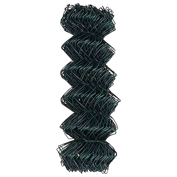 vidaXL Φράχτης αλυσίδας Πράσινο 10 x 0.4 m Ατσάλι