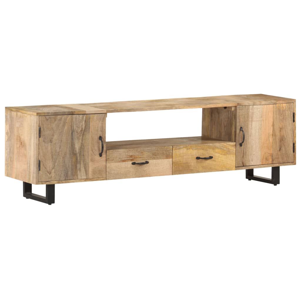 vidaXL Έπιπλο Τηλεόρασης 160 x 30 x 45 εκ. από Μασίφ Ξύλο Μάνγκο