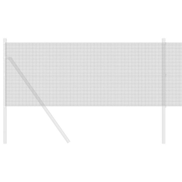 vidaXL Συγκολλητός φράχτης από σύρμα Γκρι 0.5 x 50 μ. Ατσάλι