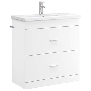 vidaXL &Sigma;&epsilon;&tau; &Epsilon;&pi;ί&pi;&lambda;&omega;&nu; &Mu;&pi;ά&nu;&iota;&omicron;&upsilon; &Lambda;&epsilon;&upsilon;&kappa;ό 81 x 40 x 84,5 &epsilon;&kappa; &Epsilon;&pi;&epsilon;&xi;&epsilon;&rho;&gamma;&alpha;&sigma;&mu;έ&nu;&omicron; &Xi;ύ&lambda;&omicron;