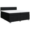 vidaXL &Kappa;&rho;&epsilon;&beta;ά&tau;&iota; Boxspring &mu;&epsilon; &Sigma;&tau;&rho;ώ&mu;&alpha; &Mu;&alpha;ύ&rho;&omicron; 200x200 &epsilon;&kappa;. &Upsilon;&phi;&alpha;&sigma;&mu;ά&tau;&iota;&nu;&omicron;