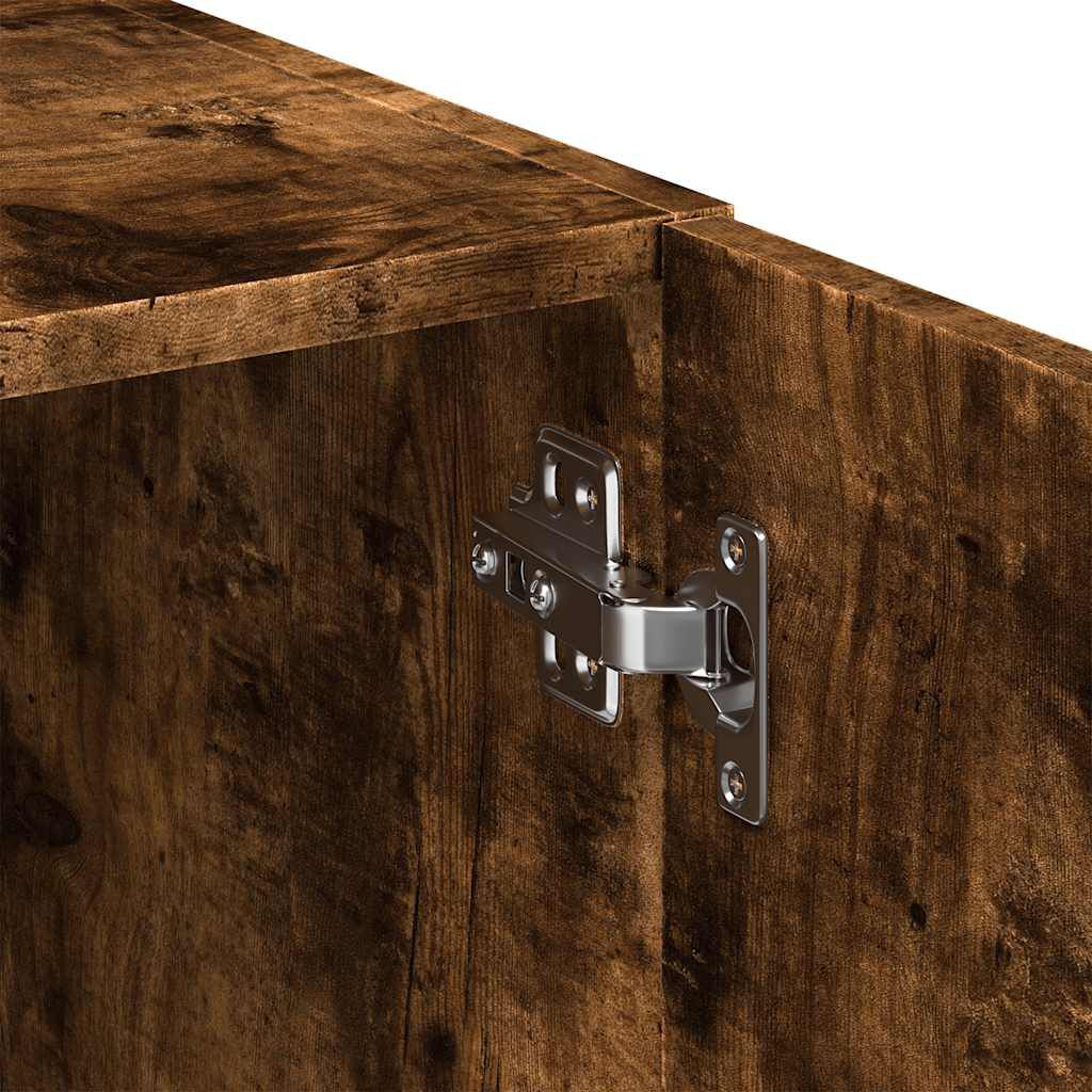 vidaXL Ντουλάπι Αποθήκευσης Στενό Δρυς 50x42,5x225 εκ. Επεξεργ. Ξύλο