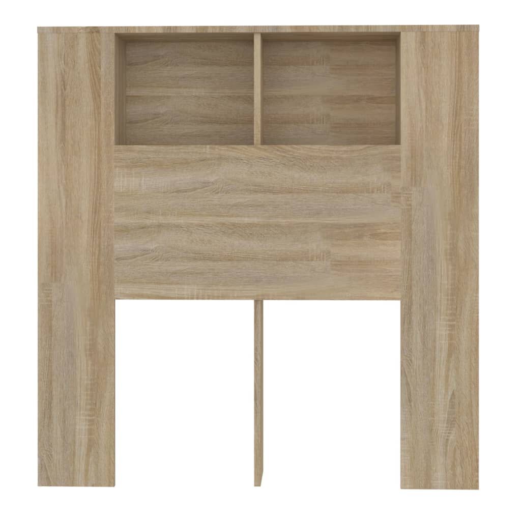vidaXL Κεφαλάρι Με Αποθηκευτικό Χώρο Sonoma Δρυς 100x18,5x104,5 εκ.