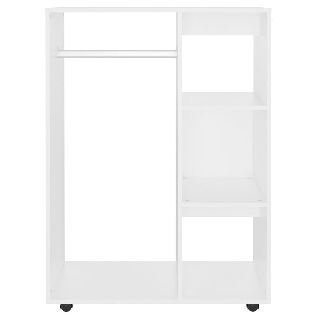 vidaXL Ντουλάπα Λευκή 80 x 40 x 110 εκ. από Επεξ. Ξύλο