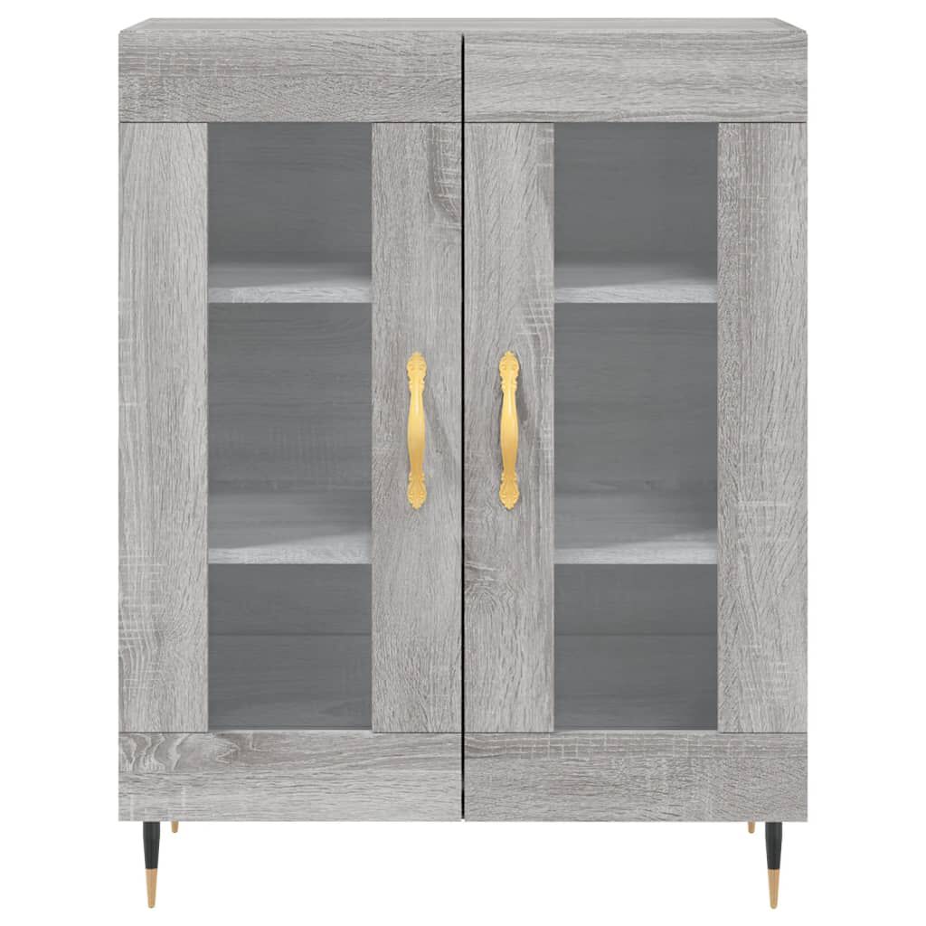 vidaXL Ντουλάπι Γκρι Sonoma 69,5 x 34 x 90 εκ. από Επεξεργασμένο Ξύλο