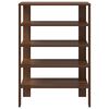 vidaXL Ράφι παπουτσιών καφέ δρυς 61x32x87,5 cm Κατασκευασμένο ξύλο