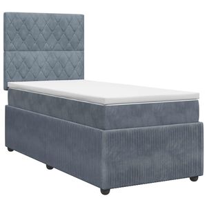 vidaXL &Kappa;&rho;&epsilon;&beta;ά&tau;&iota; box spring &mu;&epsilon; &sigma;&tau;&rho;ώ&mu;&alpha; &Sigma;&kappa;&omicron;ύ&rho;&omicron; &Gamma;&kappa;&rho;&iota; &Mu;&omicron;&nu;ό &Beta;&epsilon;&lambda;&omicron;ύ&delta;&omicron;