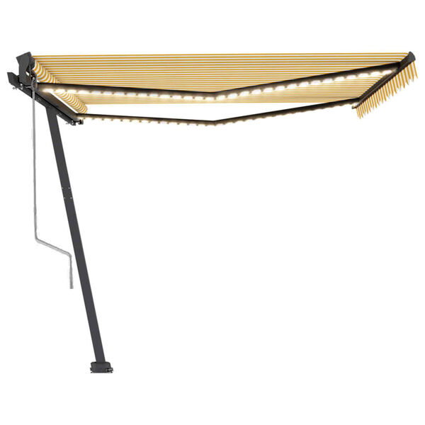 vidaXL &Tau;έ&nu;&tau;&alpha; &Alpha;&upsilon;&tau;ό&mu;&alpha;&tau;&eta; &mu;&epsilon; LED & &Alpha;&iota;&sigma;&theta;. &Alpha;&nu;έ&mu;&omicron;&upsilon; &Kappa;ί&tau;&rho;&iota;&nu;&omicron;/&Lambda;&epsilon;&upsilon;&kappa;ό 400x350 &epsilon;&kappa;.