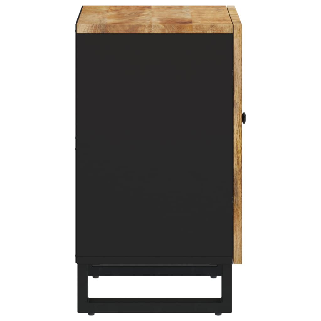 vidaXL Ντουλάπι Μπάνιου 38 x 33 x 58 εκ. από Μασίφ Ξύλο Μάνγκο