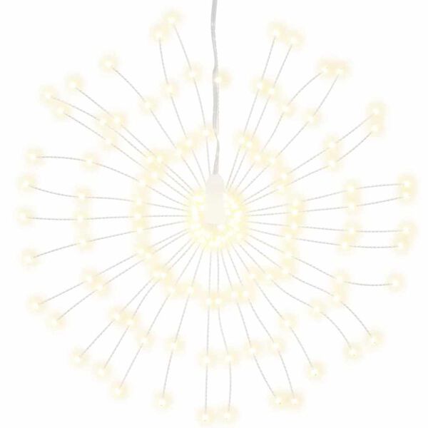 vidaXL Φωτάκια Χριστουγεννιάτικα 4 Τεμ. 140 LED Θερμό Λευκό 17 εκ.