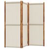 vidaXL Διαχωριστικό Δωματίου με 3 Πάνελ Αν. Γκρι 210 x 180 εκ.