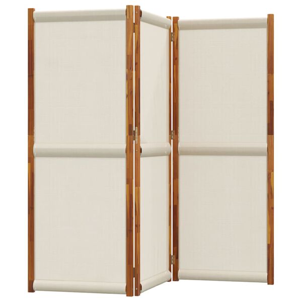 vidaXL Διαχωριστικό Δωματίου με 3 Πάνελ Αν. Γκρι 210 x 180 εκ.