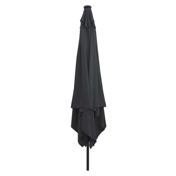 vidaXL Ομπρέλα Κήπου Ανθρακί και Μαύρο 295 x 295 x 245 εκ