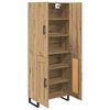 vidaXL Highboard 2 pcs Artisan Oak 69,5 x 34 x 180 &epsilon;&kappa;.