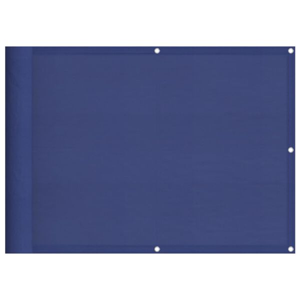 vidaXL Διαχωριστικό Βεράντας Μπλε 75x800εκ 100% Πολ. Ύφασμα Oxford