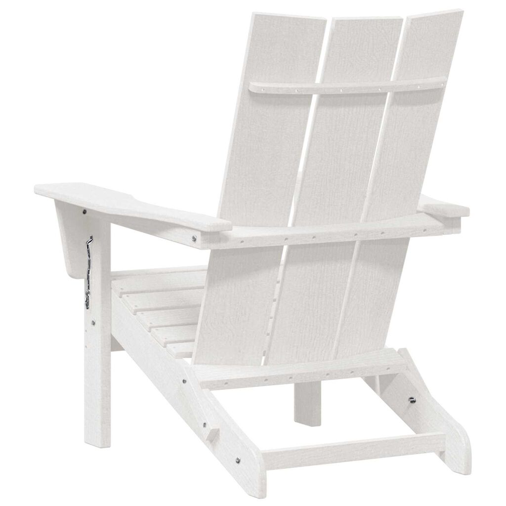 vidaXL Έπιπλα Χαλάρωσης Κήπου 2 pcs Λευκό 74.5 x 80.5 x 90 εκ.