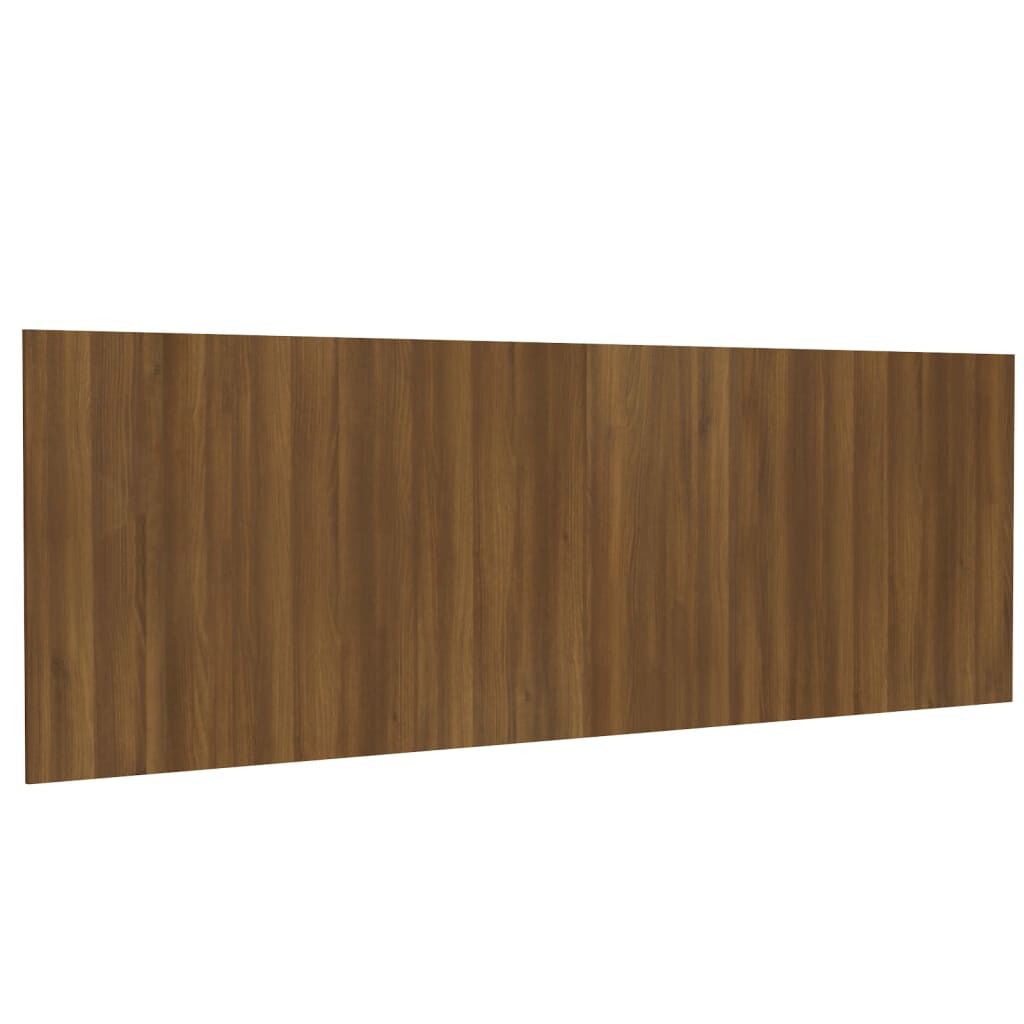 vidaXL Κεφαλάρι Κρεβατιού Καφέ Δρυς 240x1,5x80 εκ. Επεξεργασμένο Ξύλο