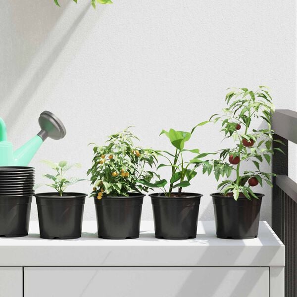 vidaXL &Gamma;&lambda;ά&sigma;&tau;&rho;&alpha; &Lambda;&omicron;&upsilon;&lambda;&omicron;&upsilon;&delta;&iota;ώ&nu; 200 pcs &Mu;&alpha;ύ&rho;&omicron; &Oslash; 15 x 12.5 &epsilon;&kappa;. &Pi;&lambda;&alpha;&sigma;&tau;&iota;&kappa;ό